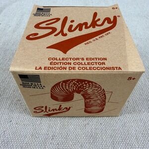 Slinky Collectors Edition Metal Walking Spring Toy New Open Box USA